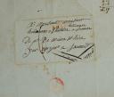Photo 2 : LETTRE DE JEAN BRIÉ, INFIRMIER MAJOR À BORD DU VAISSEAU LE VÉTÉRAN, ADRESSÉE AU NOTAIRE HOÜANNE À SAUMUR, 14 germinal an 13 (4 avril 1805). 33359-250