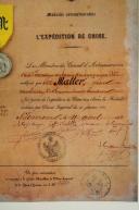 Photo 3 : MÉDAILLE COMMÉMORATIVE DE LA CAMPAGNE DE CHINE, créée en 1861, signée « BARRE », Second Empire.