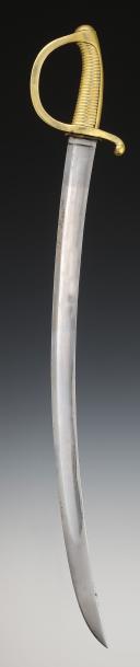 Photo 3 : REPRODUCTION OF AN INFANTRY TROOP SWORD known as a "briquet," An XI model, First Empire style, 20th century. 29207.
