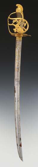 Photo 3 : SABRE À LA MONTMORENCY D'OFFICIER DE LA GARDE NATIONALE, Révolution. 32213