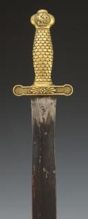 Photo 3 : SABRE GLAIVE D'ARTILLERIE À PIED DE LA GARDE NATIONALE, type 1816, Monarchie de Juillet. 29621R