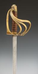 Photo 3 : SABRE DE CUIRASSIERS, modèle an XI, provenant du champ de bataille de Waterloo, Premier Empire. 33948