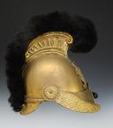 Photo 4 : CASQUE DE SAPEURS-POMPIERS DE LA COMMUNE DE DROSNAY, type 1852, Second Empire. 25494