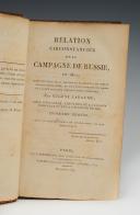 Photo 4 : LABAUME Eugène - DETAILED ACCOUNT OF THE 1812 RUSSIAN CAMPAIGN, First Empire. 29863.