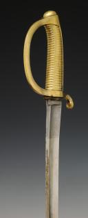 Photo 5 : REPRODUCTION OF AN INFANTRY TROOP SWORD known as a "briquet," An XI model, First Empire style, 20th century. 29207.