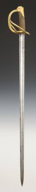 Photo 6 : SABRE DE CAVALERIE LÉGÈRE, modèle 1822 transformé 1883, Troisième République. 24307-1