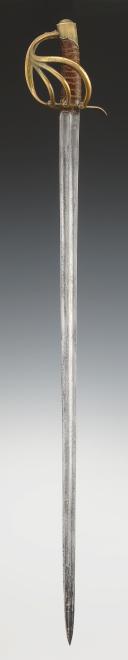 Photo 7 : SABRE DE CUIRASSIERS, modèle an XI, provenant du champ de bataille de Waterloo, Premier Empire. 33948