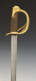 Photo 9 : SABRE DE CAVALERIE LÉGÈRE, modèle 1822 transformé 1883, Troisième République. 24307-1