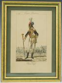 MARTINET : Troupes françaises, planche 176, tambour major des Grenadiers à pied de la Garde Impériale, Premier Empire.