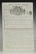 Hôpitaux Militaires. ÉTAT DES SERVICES DU CITOYEN CLAUDE FERRARY, officier de santé de 1ère classe, employé à l'Hospice de l'Humanité à St Brieuc, 27 frimaire an 6 (17 décembre 1797).