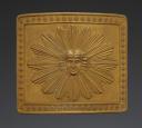 PLAQUE DE CEINTURON DE GARDES DU CORPS DU ROI, modèle 1814, Restauration. 31192