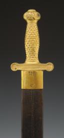 SABRE GLAIVE D'ARTILLERIE À PIED DE LA GARDE NATIONALE, type 1816, Second Empire. 29589R