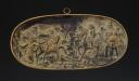 BRASS CAST PLAQUE "THE BATTLE OF AUSTERLITZ", Early 20th century. 33774