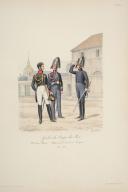 Photo 1 : Gardes-du-Corps du Roi - Médecin-Major Maréchal-Vétérinaire. Piqueur. 1820-1830