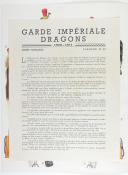 Photo 2 : L'ARMEE FRANCAISE Planche No 13 - GARDE IMPERIALE, DRAGONS - L. Rousselot