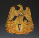 Photo 2 : SHAKO PLATE OF THE 7TH INFANTRY REGIMENT, model 1852, Presidency of Louis-Napoléon. 26531