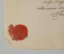 Photo 2 : Émigrés. CERTIFICATE SIGNED BY THE DUKE OF ANGOULÊME AWARDED TO LOUIS DE VERDALL, Hussars of Damascus, February 22, 1801. 18913-27