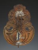 Photo 2 : PLAQUE DE SHAKO DE VOLTIGEURS DU 1er RÉGIMENT D'INFANTERIE DE LIGNE, modèle 1831, Monarchie de Juillet. 28838