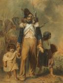 Photo 2 : BELLANGÉ HIPPOLYTE - FOOT GRENADIER OF THE IMPERIAL GUARD First Empire: color engraving, 19th century. 32890-2