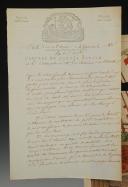 Photo 2 : LETTRE DE L'AMIRAL DE L'ARMÉE NAVALE BRUIX, BREST À BORD DE L'OCÉAN, À L'ORDONNATEUR DE LA MARINE À BREST, le 4 Germinal an 8(25 mars 1800). 33358-200