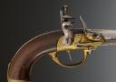 Photo 2 : PISTOLET DE CAVALERIE, modèle 1777 dit « à coffre », premier type, Ancienne Monarchie. 33793R