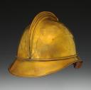 Photo 3 : OFFICER'S HELMET OF THE FIREFIGHTERS OF THE TOWN OF MIREFLEURS, 1895 type, Third Republic. 24545.