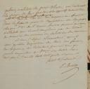 Photo 3 : LETTRE DE L'AMIRAL DE L'ARMÉE NAVALE BRUIX, BREST À BORD DE L'OCÉAN, À L'ORDONNATEUR DE LA MARINE À BREST, le 4 Germinal an 8(25 mars 1800). 33358-200