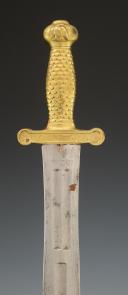 Photo 3 : SABRE GLAIVE D'ARTILLERIE À PIED DE LA GARDE NATIONALE, type 1816, Second Empire. 29589R