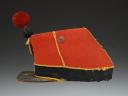 Photo 4 : SHAKO OF THE 90th INFANTRY REGIMENT, 1st BATTALION, model 1868, Second Empire. Inventory number 31235R.
