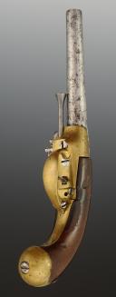 Photo 5 : PISTOLET DE CAVALERIE, modèle 1777 dit « à coffre », premier type, Ancienne Monarchie. 33793R