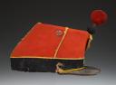 Photo 6 : SHAKO OF THE 90th INFANTRY REGIMENT, 1st BATTALION, model 1868, Second Empire. Inventory number 31235R.