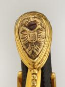 Photo 15 : SABRE D'OFFICIER DE HUSSARDS AUSTRO-HONGROIS, Règne de François II, vers 1792. 32215