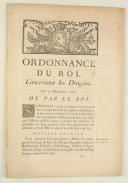 Photo 1 : ORDONNANCE DU ROI, concernant les Dragons. Du 21 décembre 1762. 31 pages
