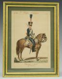 Photo 1 : MARTINET : Troupes françaises, planche 82, 9ème Régiment de Chasseurs à cheval, Premier Empire.