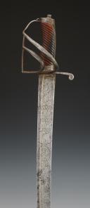 Photo 1 : LIGHT HORSE OR BADOIS DRAGON OFFICER'S SABER, 1780 model known as "Rumford", 1780-1805. 25913