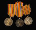 SET OF THREE MEDALS, FIREFIGHTERS MEDAL OF HONOR, MINISTRY OF THE INTERIOR, OSCAR ROTY, Third Republic. 25368-1