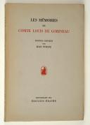 Photo 1 : Les Mémoires du Comte Louis de Gobineau.