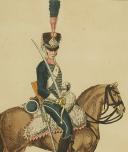 Photo 2 : MARTINET : Troupes françaises, planche 82, 9ème Régiment de Chasseurs à cheval, Premier Empire.