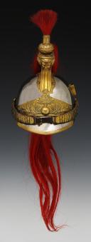 Photo 2 : CASQUE DE TROMPETTE DE CUIRASSIERS, modèle 1872 modifié 1874, Troisième République. 27203-1
