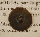 Photo 2 : BUTTON OF A FIRST MASTER OF A SHIP, 1804 model, First Empire. 30267.
