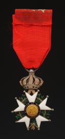 Photo 2 : CROSS OF KNIGHT OF THE LEGION OF HONOR, 1852-1871, Second Empire. 26421