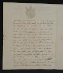 Photo 2 : AUTOGRAPH LETTER SIGNED BY VÉLITE DESTRET, of the 1st company of the Battalion of the Tirailleurs of the Imperial Guard, TO HIS BROTHER, December 10, 1812. 18855-14