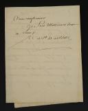 Photo 2 : SIGNED LETTER FROM THE DUKE OF VILLARS TRANSMITTING INSTRUCTIONS FOR BONFIRES AND OTHER CELEBRATIONS FOLLOWING THE CAPTURE OF THE CITY OF IVREA, Uzès, October 20, 1704. 18883-15