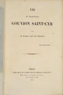 Photo 2 : GAY DE VERNON. Vie du maréchal Gouvion Saint-Cyr.