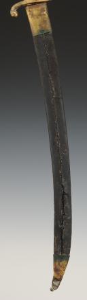 Photo 3 : SABRE TROUPE D'INFANTERIE  DIT « BRIQUET », modèle An XI, signé Versailles, Premier Empire. 33160