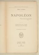 Photo 3 : LUDWIG (Emil) – " Napoléon. "