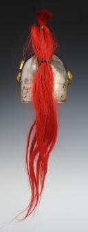 Photo 4 : CASQUE DE TROMPETTE DE CUIRASSIERS, modèle 1872 modifié 1874, Troisième République. 27203-1