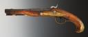 Photo 5 : PISTOLET signé J. G. DACHTINE À AIX LA CHAPELLE , Ancienne Monarchie, vers 1750. 33794R