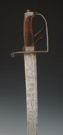 Photo 6 : LIGHT HORSE OR BADOIS DRAGON OFFICER'S SABER, 1780 model known as "Rumford", 1780-1805. 25913