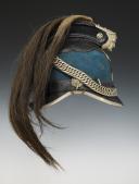 Photo 6 : CASQUE D'ESSAI DE CHASSEURS À CHEVAL, troisième modèle 1880-1881, Troisième République. 27163